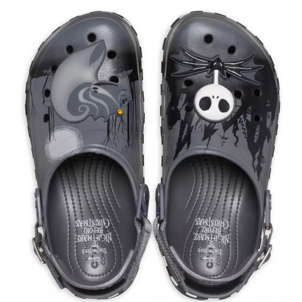 Nightmare before Christmas Halloween jack crocks glow in the dark brand new